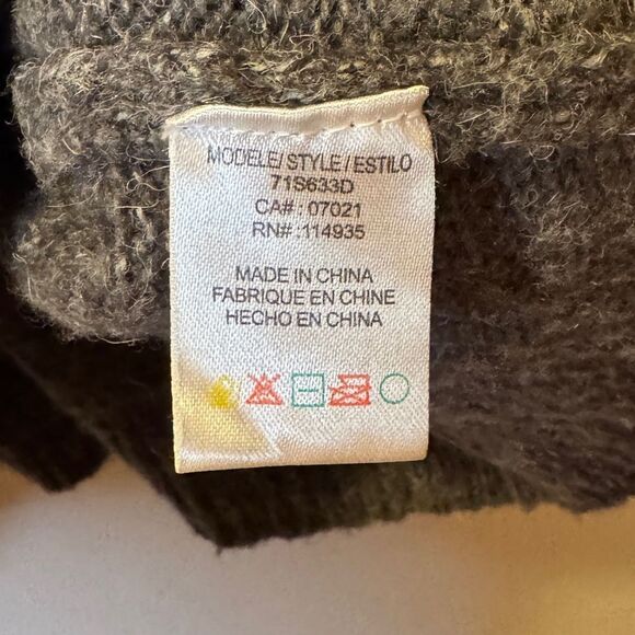 DNA Fair Isle Sweater Gray Shopbop Women’s Size Large - Picture 8 of 8